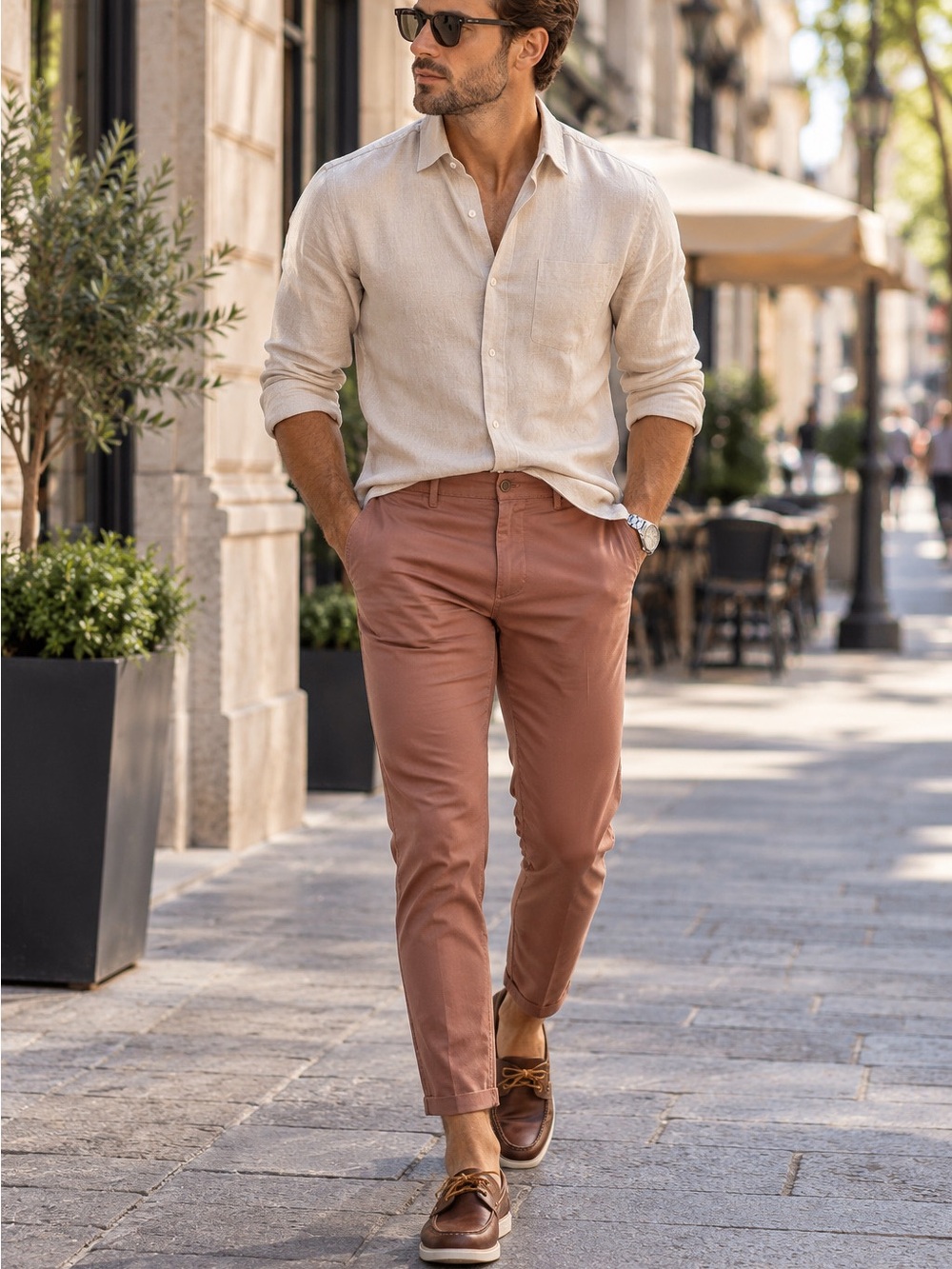 NWT Italian Men’s Ankle Trousers SANTANIELLO EVOLUTO Sz 52 36x30